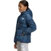 imageTHE NORTH FACE Boys Reversible North Down Hooded JacketShady Blue Spray Dye
