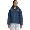 imageTHE NORTH FACE Boys Reversible North Down Hooded JacketShady Blue Spray Dye