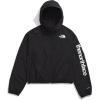 imageTHE NORTH FACE Girls Never Stop Hooded Windwall JacketTnf Black