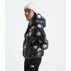imageTHE NORTH FACE Girls North Down Hooded JacketTnf Black Winter Flowers PrintFoil