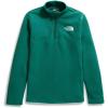 imageTHE NORTH FACE Teen Glacier  Zip PulloverEvergreen