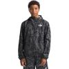 imageTHE NORTH FACE Boys Never Stop Hooded Windwall Jacket Little Big KidAsphalt Grey Bouldering Guide Print