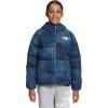 imageTHE NORTH FACE Boys Reversible North Down Hooded JacketShady Blue Spray Dye