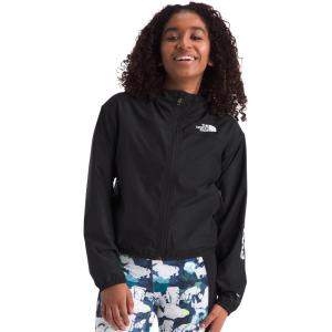 imageTHE NORTH FACE Girls Never Stop Hooded Windwall JacketTnf Black