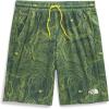 imageTHE NORTH FACE Boys Never Stop Knit Training ShortDuck Green Tnf Topo Print