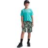 imageTHE NORTH FACE Boys Never Stop Knit Training ShortMisty Sage Generative Camo Print