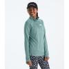 imageTHE NORTH FACE Boys Teen Never Stop 14 Zip Little Big KidMuted Pine