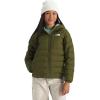 imageTHE NORTH FACE Girls Reversible Perrito Hooded JacketForest Olive