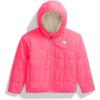 imageTHE NORTH FACE Kids Girls Reversible Shasta Full Zip Hooded JacketRadiant Poppy