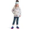 imageTHE NORTH FACE Kids North Down FleeceLined ParkaWhite Dune Woodcut Trail Map Print