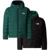 imageTHE NORTH FACE Boys Reversible Perrito Hooded JacketEvergreen