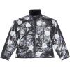 imageTHE NORTH FACE Girls Reversible Shasta Full Zip JacketTnf Black Winter Flowers PrintFoil