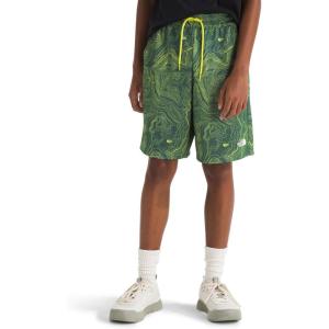 imageTHE NORTH FACE Boys Never Stop Knit Training ShortDuck Green Tnf Topo Print