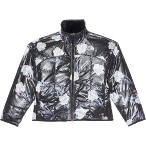 imageTHE NORTH FACE Girls Reversible Shasta Full Zip JacketTnf Black Winter Flowers PrintFoil