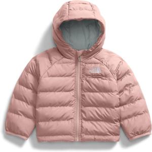 imageTHE NORTH FACE Baby Reversible Perrito Hooded JacketPink Moss