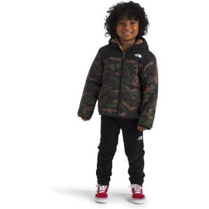 imageTHE NORTH FACE Kids Boys Reversible Shasta Full Zip Hooded JacketTnf Black Tnf Camo Small Print