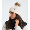 imageTHE NORTH FACE Kids Oh Mega Fur Pom BeanieWhite Dune