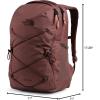 imageTHE NORTH FACE Womens Jester Everyday Laptop Backpack Light Mahogany Dark HeatherIron RedTNF Black One SizeMarron PurplePink Clay