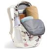 imageTHE NORTH FACE Womens Jester Everyday Laptop Backpack Light Mahogany Dark HeatherIron RedTNF Black One SizeWhite Dune Leaf Toss Print