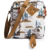 imageTHE NORTH FACE Berkeley Crossbody  MensGardenia White Camping Scenic PrintUtility Brown