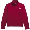 imageTHE NORTH FACE Mens Cedar Trail Grid Fleece 14 ZipBeetroot