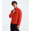 imageTHE NORTH FACE Mens Cedar Trail Grid Fleece 14 ZipCrimson Orange