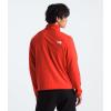 imageTHE NORTH FACE Mens Cedar Trail Grid Fleece 14 ZipCrimson Orange
