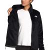 imageTHE NORTH FACE Womens Osito Full Zip Fleece Jacket Standard and Plus SizeTnf BlackTnf White