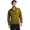 imageTHE NORTH FACE Mens Canyonlands  Zip Pullover Sweatshirt Sulphur Moss Heather Medium