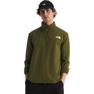 imageTHE NORTH FACE Mens Cedar Trail Grid Fleece 14 ZipForest Olive