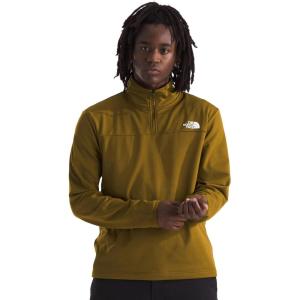 imageTHE NORTH FACE Mens Cedar Trail Grid Fleece 14 ZipMoss Green
