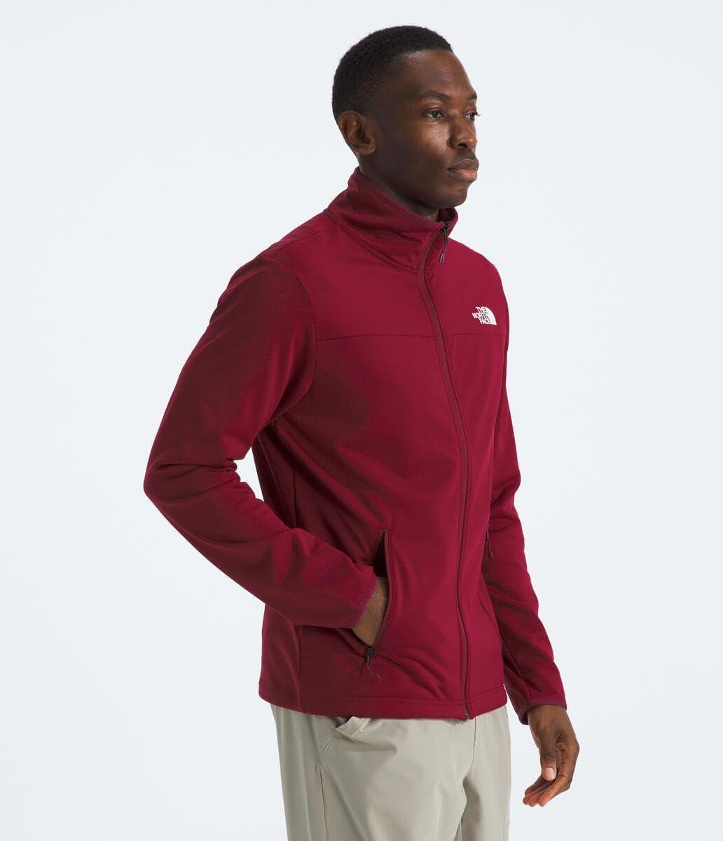 imageTHE NORTH FACE Mens Cedar Trail Grid Fleece Full Zip JacketBeetroot