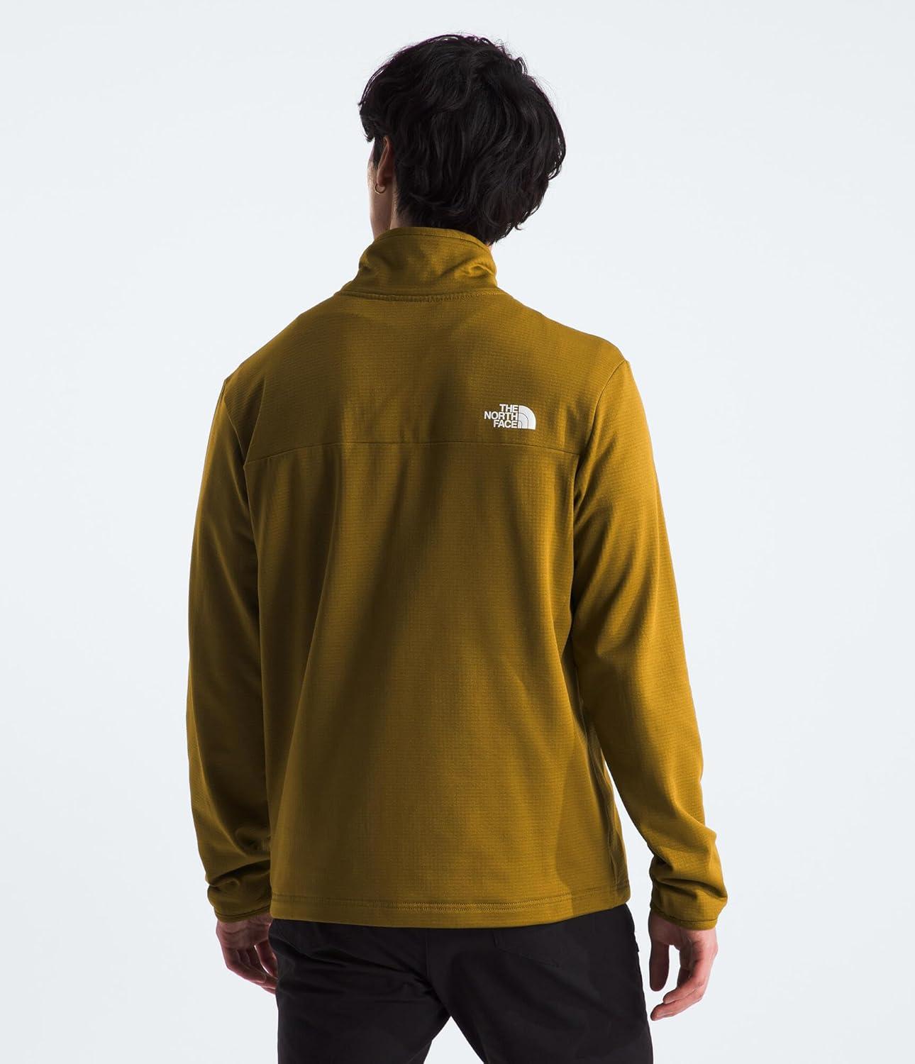 imageTHE NORTH FACE Mens Cedar Trail Grid Fleece Full Zip JacketMoss Green