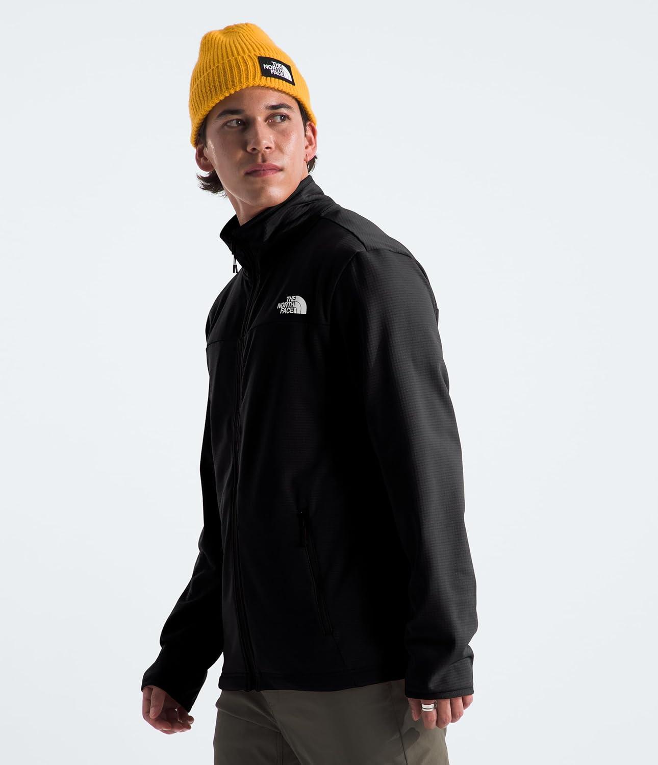 imageTHE NORTH FACE Mens Cedar Trail Grid Fleece Full Zip JacketTnf Black