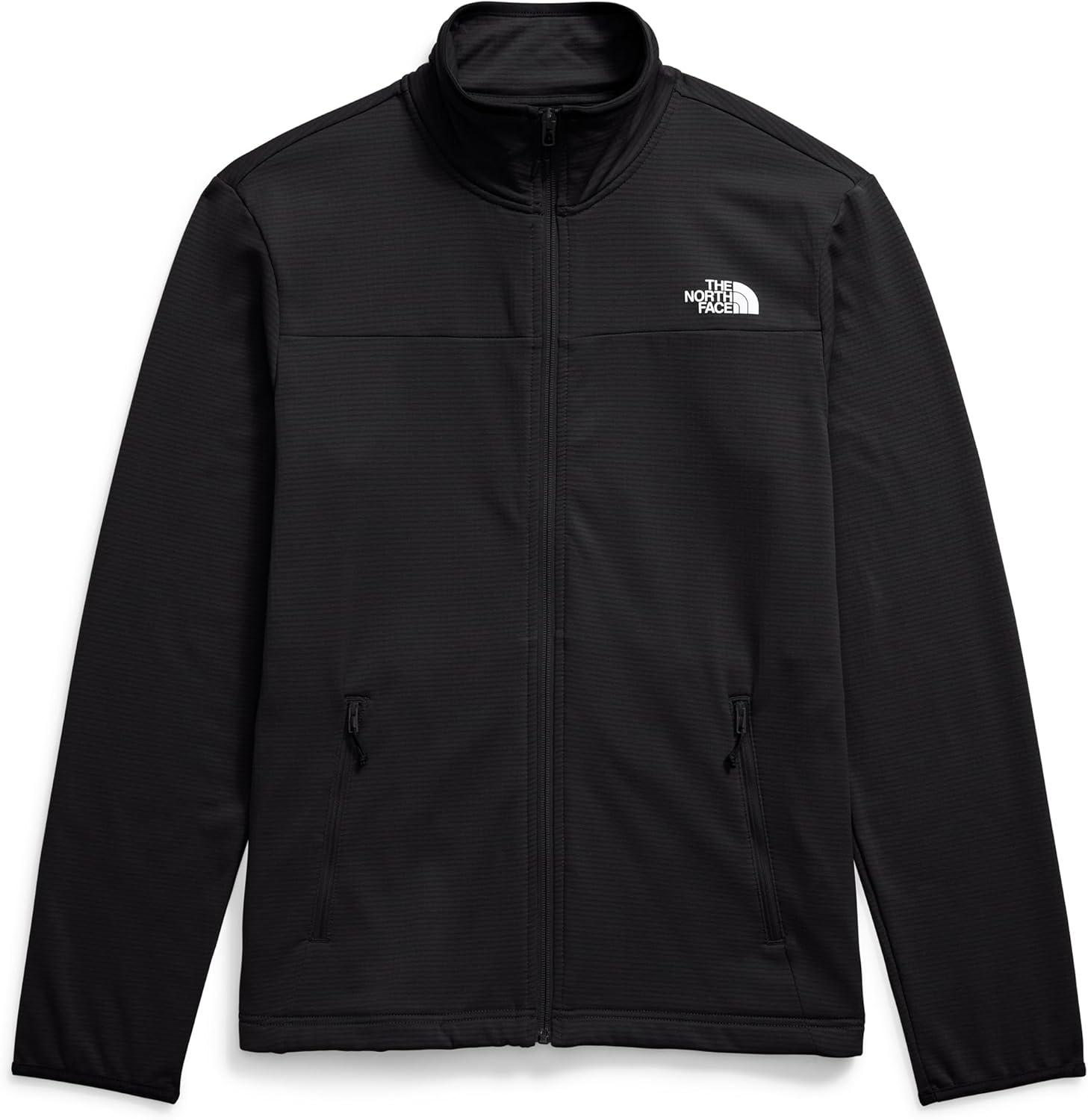 imageTHE NORTH FACE Mens Cedar Trail Grid Fleece Full Zip JacketTnf Black