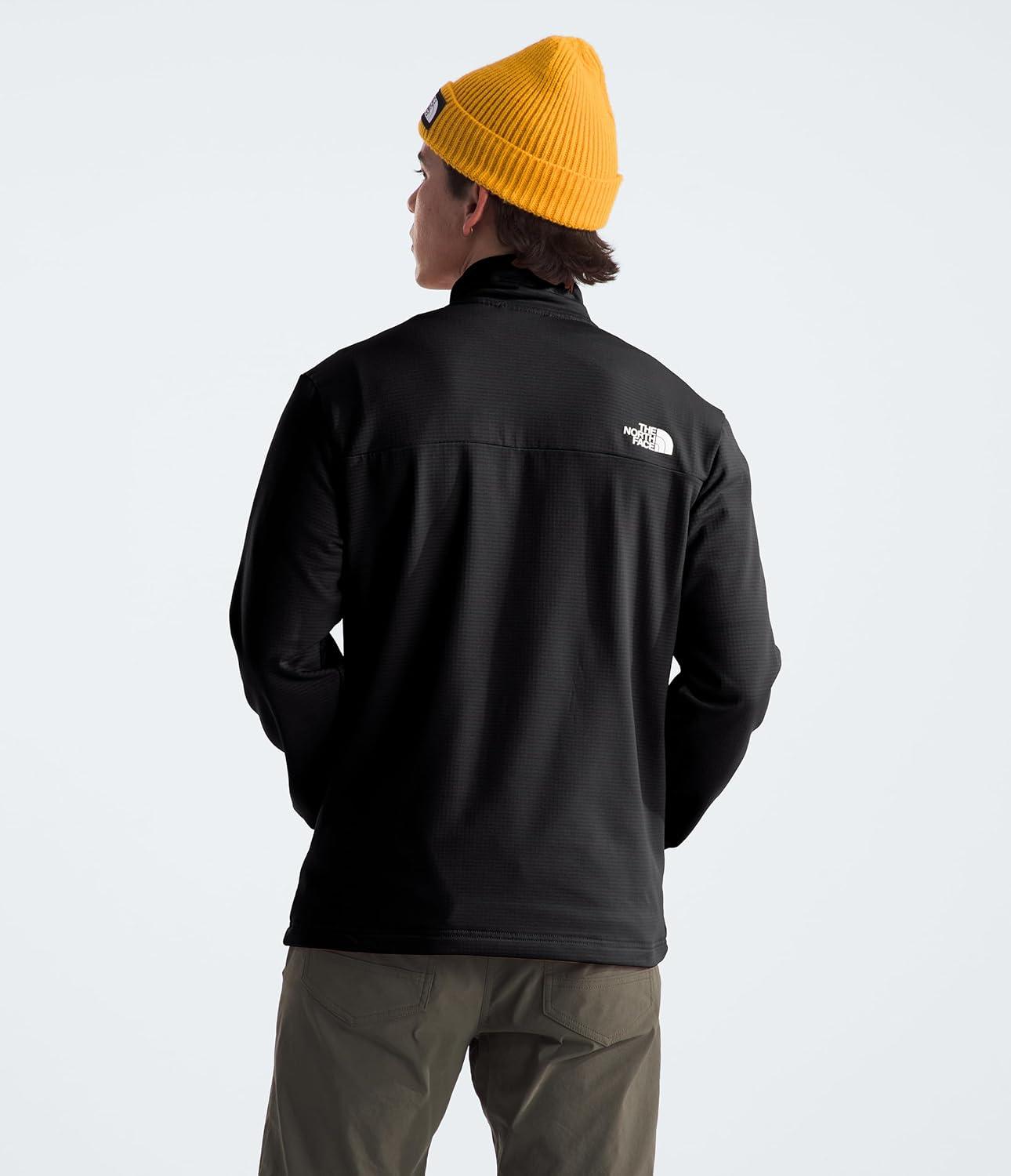 imageTHE NORTH FACE Mens Cedar Trail Grid Fleece Full Zip JacketTnf Black
