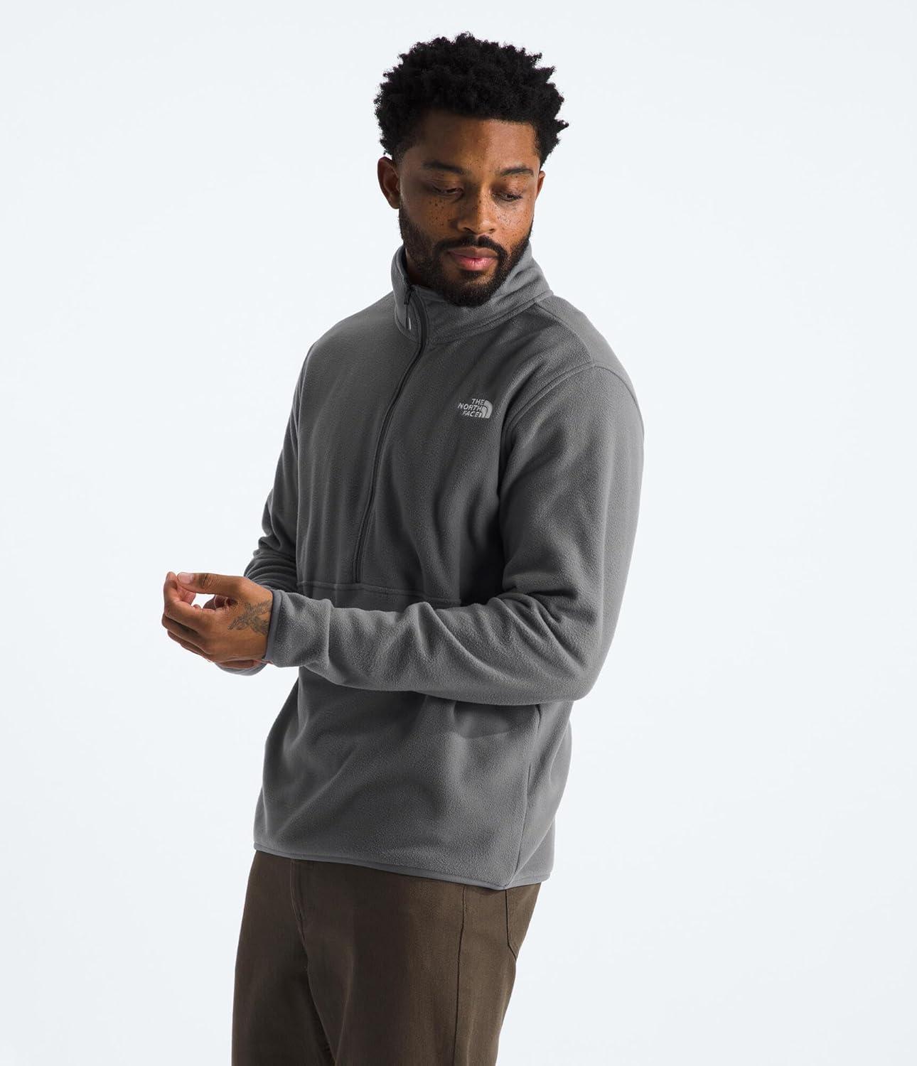 imageTHE NORTH FACE Mens Glacier Fleece 12 ZipSmoked Pearl