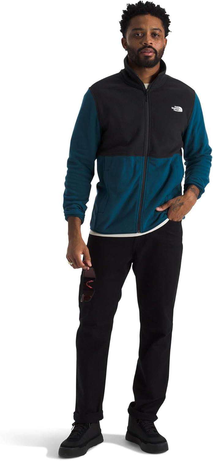 imageTHE NORTH FACE Mens Glacier Fleece JacketMidnight PetrolTnf Black