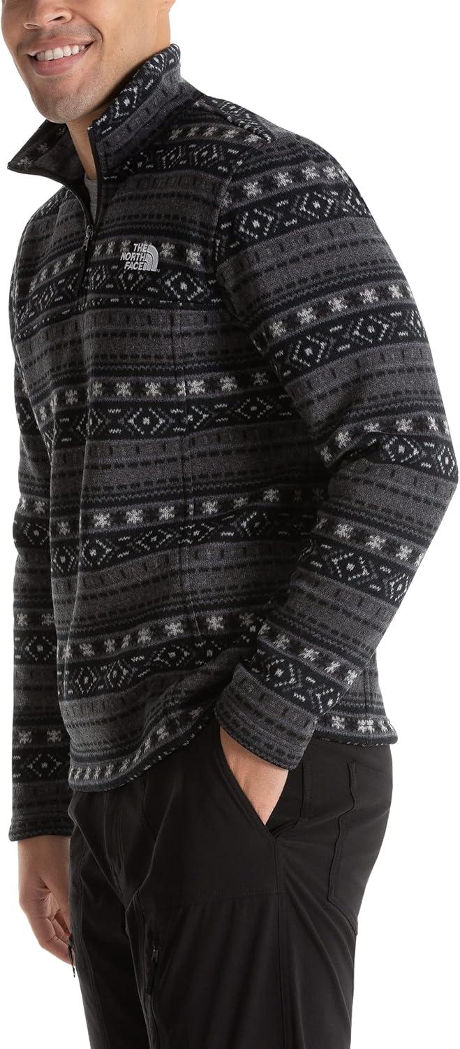 imageTHE NORTH FACE Mens Tsillan  Zip SweatshirtTnf Black Fair Isle Print