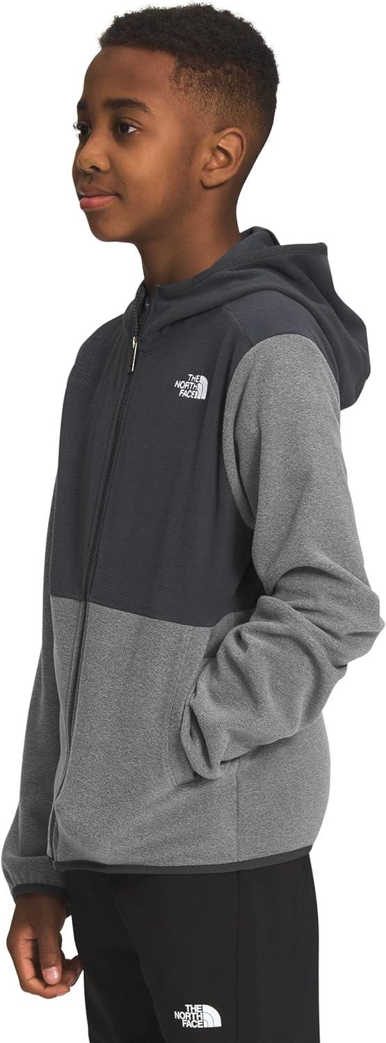 imageTHE NORTH FACE Teen Glacier Lightweight Full Zip Hooded JacketAsphalt Grey