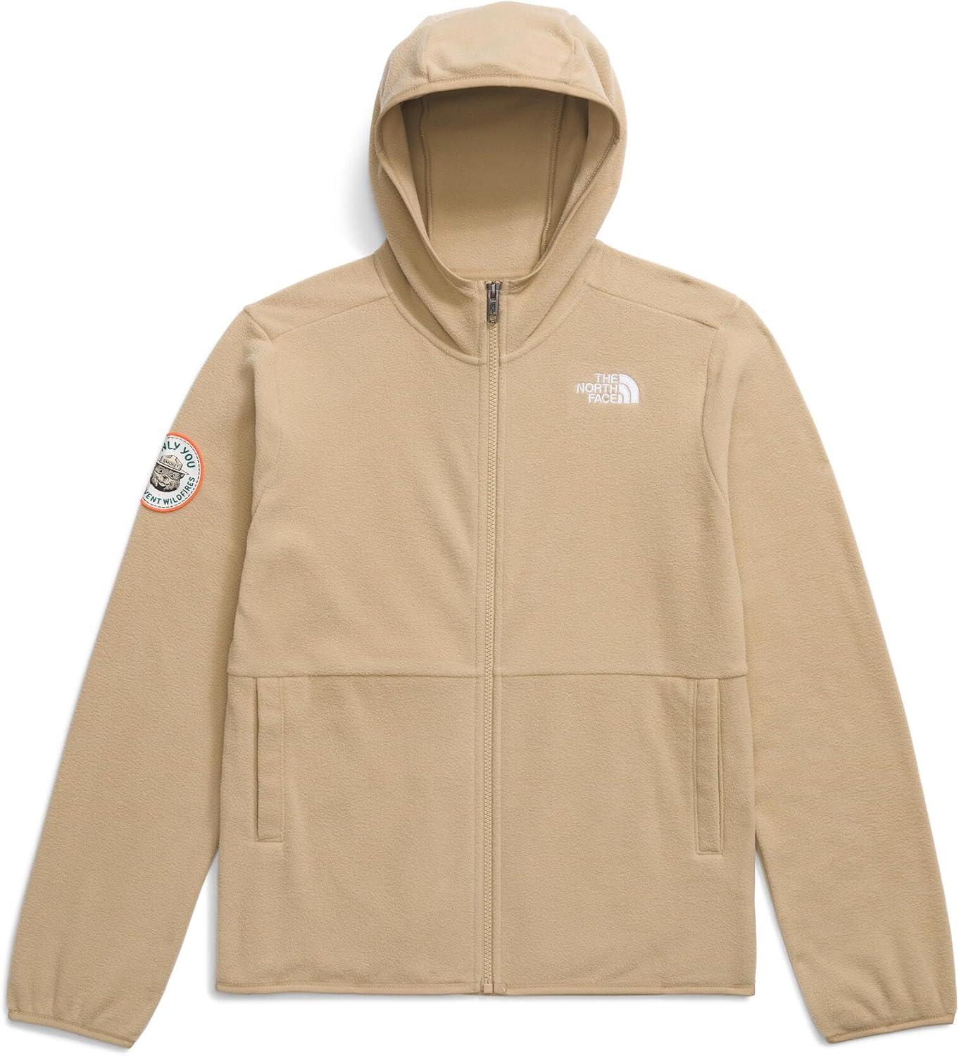 imageTHE NORTH FACE Teen Glacier Lightweight Full Zip Hooded JacketKhaki Stone