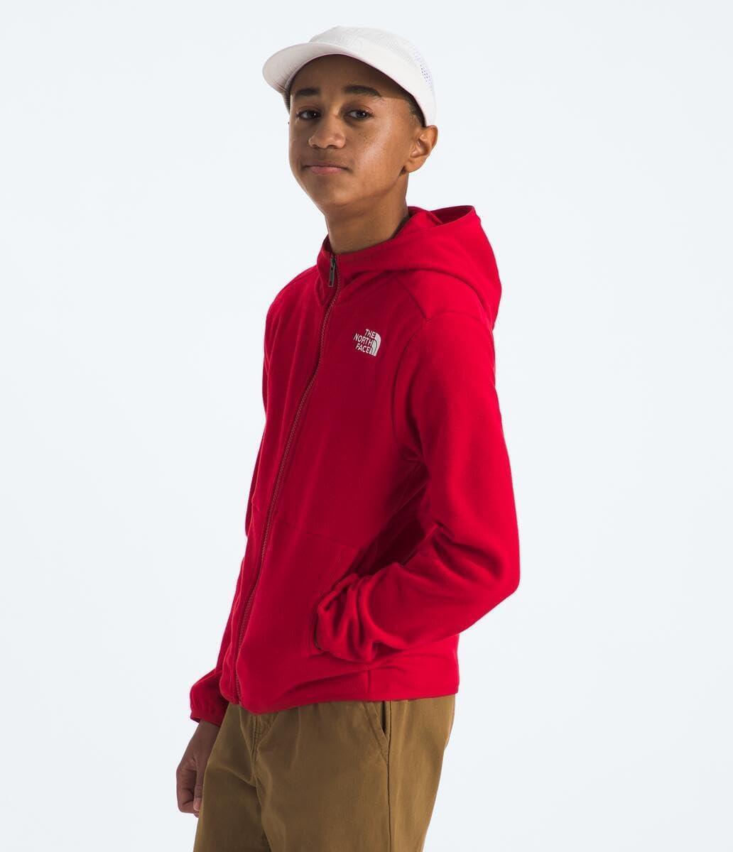 imageTHE NORTH FACE Teen Glacier Lightweight Full Zip Hooded JacketTnf Red