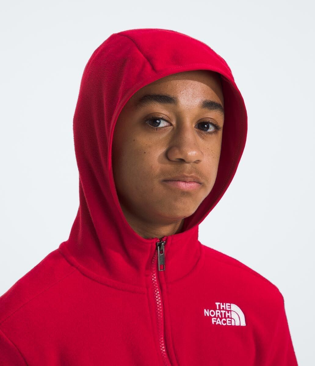 imageTHE NORTH FACE Teen Glacier Lightweight Full Zip Hooded JacketTnf Red