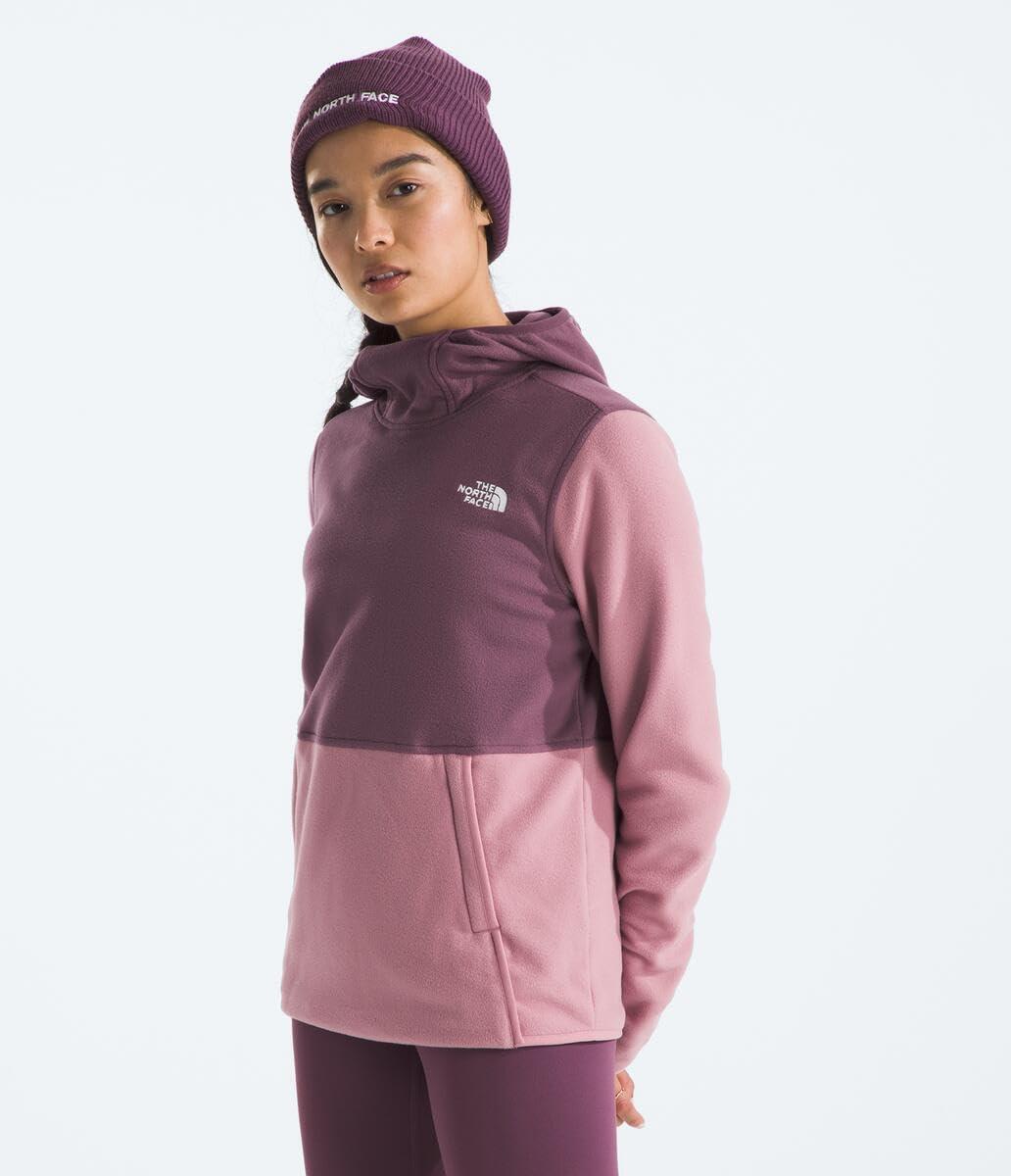 imageTHE NORTH FACE Womens Glacier Fleece Pullover HoodieMauveMidnight Mauve