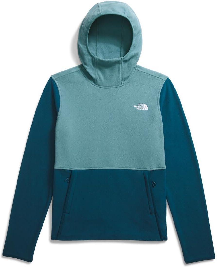 imageTHE NORTH FACE Womens Glacier Fleece Pullover HoodieMidnight PetrolAlgae Blue