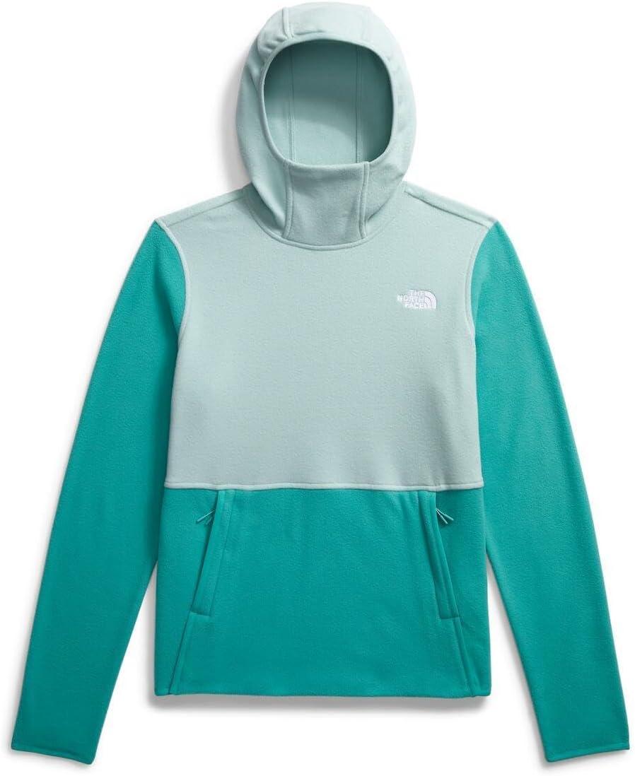 imageTHE NORTH FACE Womens Glacier Fleece Pullover HoodieOxidized BronzeMuted Pine