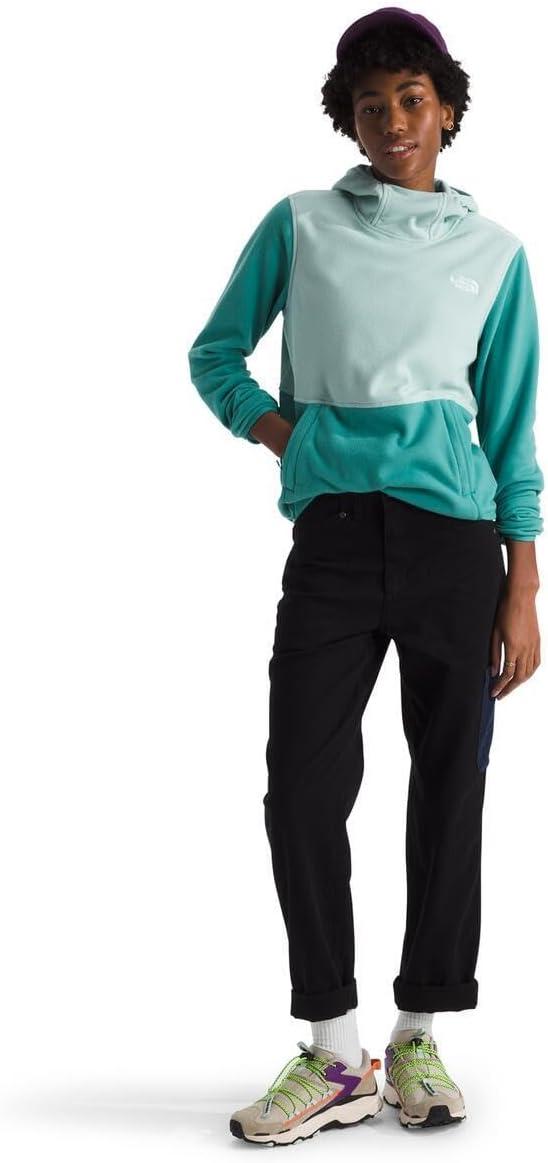 imageTHE NORTH FACE Womens Glacier Fleece Pullover HoodieOxidized BronzeMuted Pine