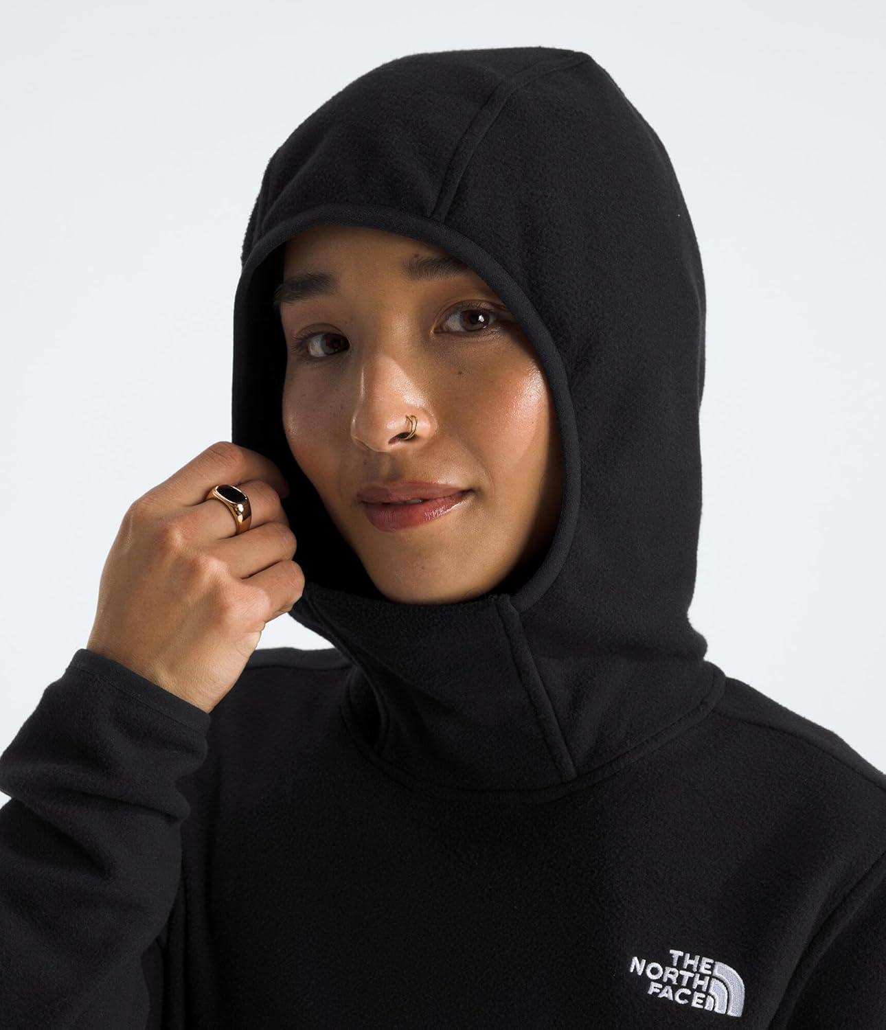 imageTHE NORTH FACE Womens Glacier Fleece Pullover HoodieTnf Black