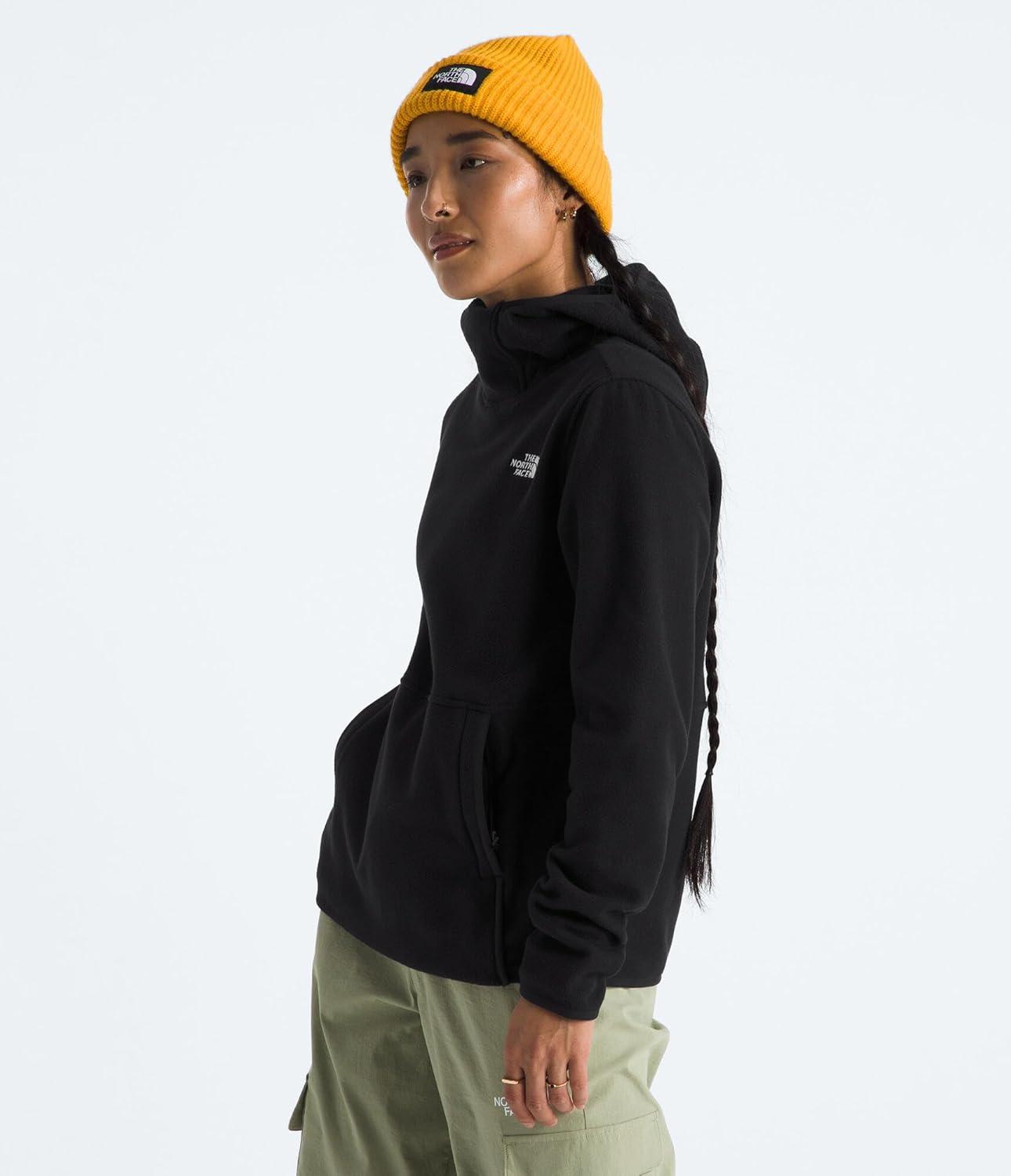 imageTHE NORTH FACE Womens Glacier Fleece Pullover HoodieTnf Black