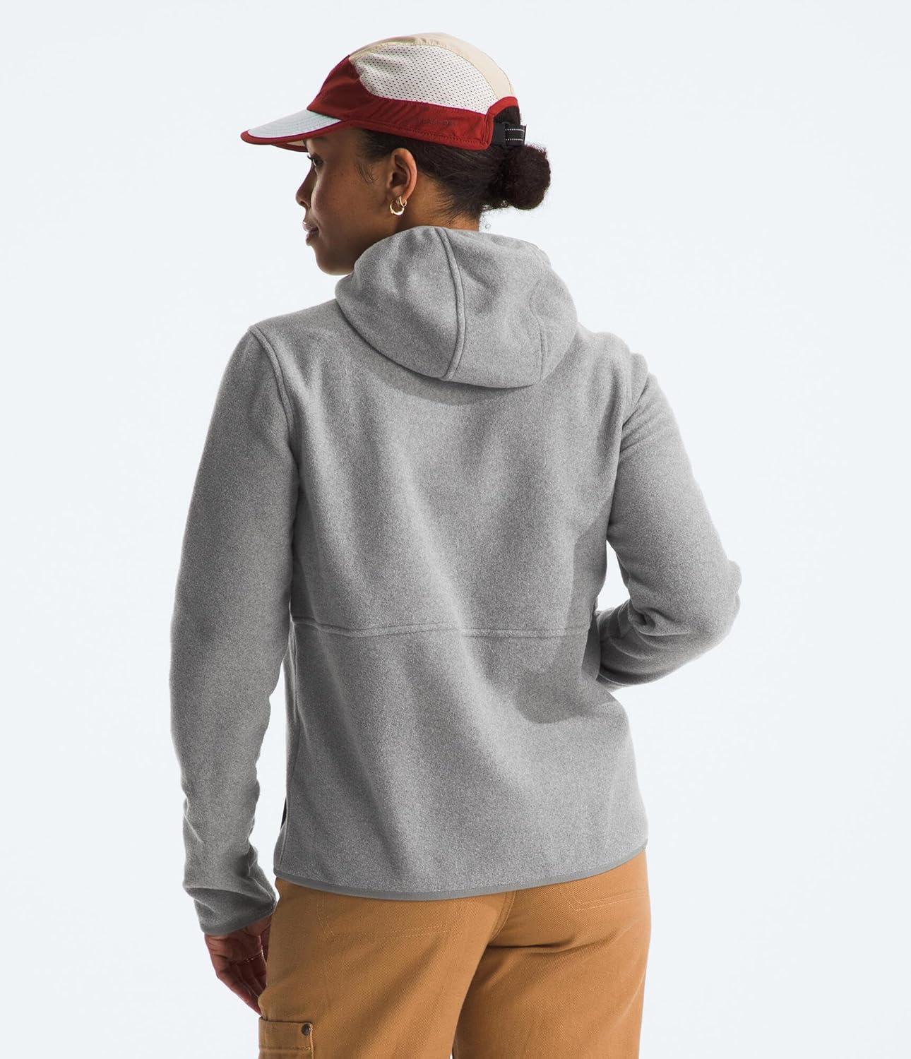 imageTHE NORTH FACE Womens Glacier Fleece Pullover HoodieTnf Medium Grey Heather